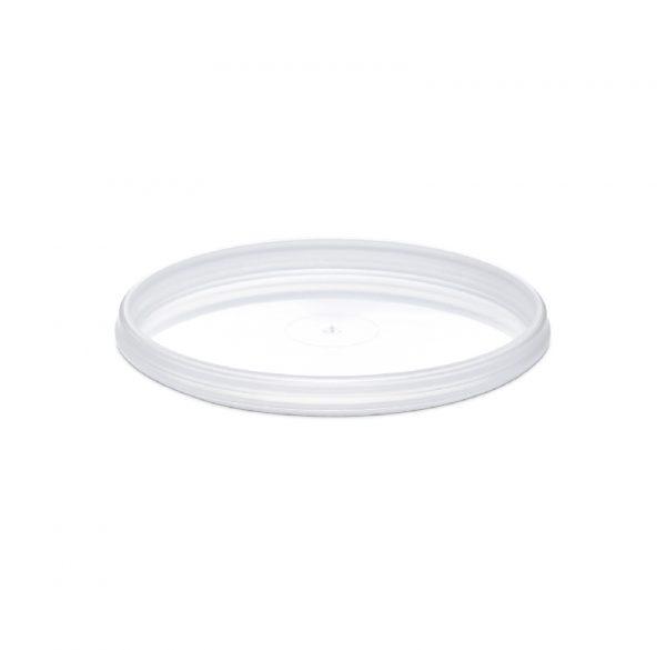 Lid 4.375 IN PP Clear Round For Container Unhinged Recessed Tamper-Evident Tamper-Resistant 500/Case