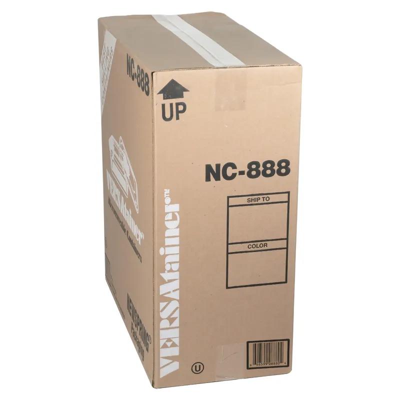 Take-Out Container Base & Lid Combo With Dome Lid 38 OZ PP White Clear Rectangle 150/Case