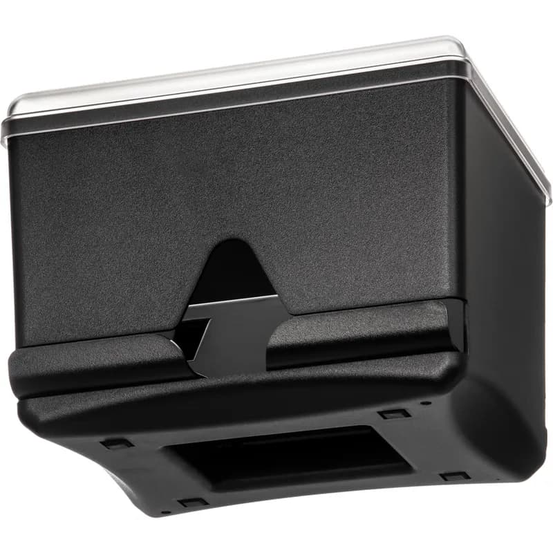 San Jamar Straw Dispenser Plastic Black High Capacity Single-Sided 1/Each