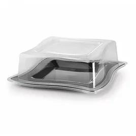 Lid 9.5 IN Plastic Square For Plate Unhinged 120/Case