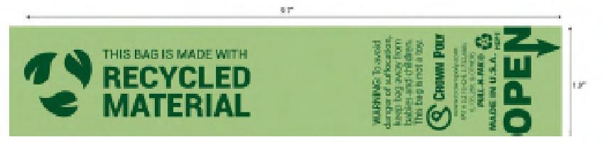 Pull-N-Pak® Produce Bag Roll 15X20 IN Plastic 7.25MIC Green 750 Count/Roll 4 Rolls/Case 3000 Count/Case