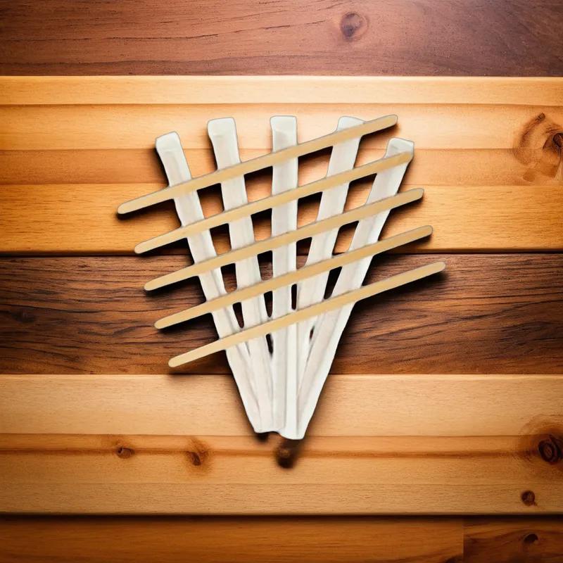 Stirrer 7.75 IN Wood Natural Paper Wrapped 5000/Case