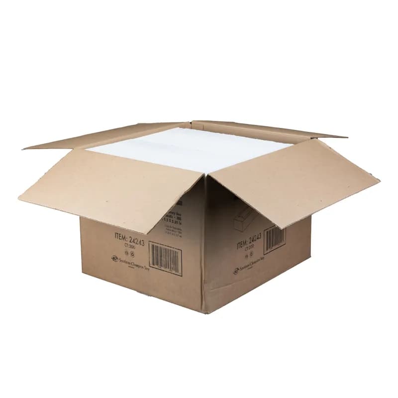 Bakery Box 12.5X5.5X2.25 IN Paperboard White Auto-Lock Bottom With Window 200/Case