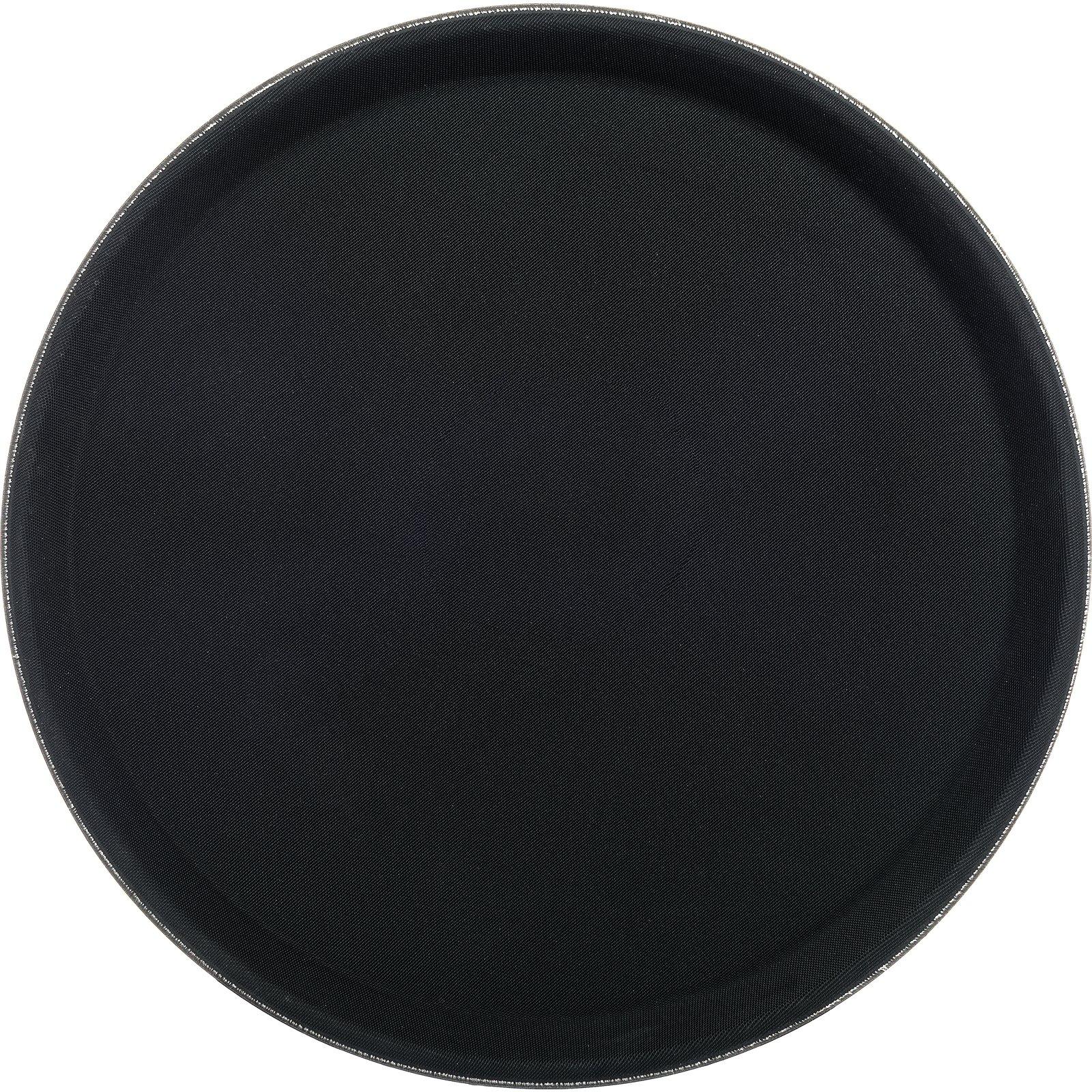 GripLite® Tray 11X1 IN PP Black Round Hand Wash 1/Each