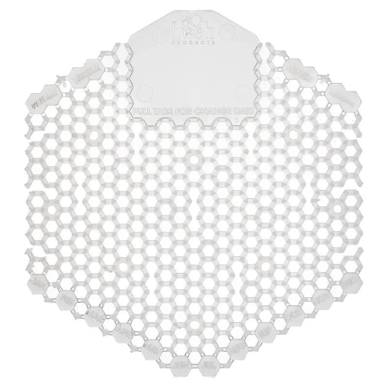 Wave 3D Urinal Screen Honeysuckle White EVA 7X6.5X0.66 IN Deodorizer 10 Count/Pack 6 Packs/Case 60 Count/Case