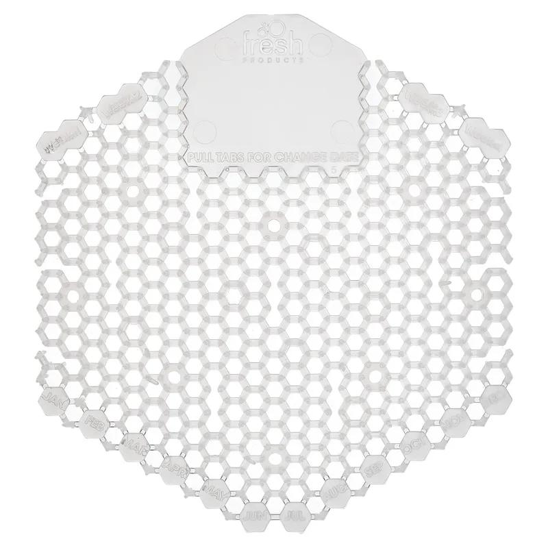 Wave 3D Urinal Screen Honeysuckle White EVA 7X6.5X0.66 IN Deodorizer 10 Count/Pack 6 Packs/Case 60 Count/Case
