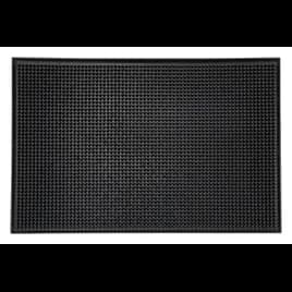 Bar Mat 18X12 IN Rubber Black 1/Each