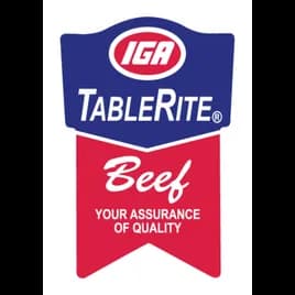 IGA TableRite Beef Meat Beef Label 1.25X1.875 IN Blue Red Ribbon 500 Count/Roll 20 Rolls/Case 10000 Count/Case