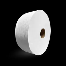 Toilet Paper & Tissue Roll 3.4IN X1400FT 2PLY White Jumbo (JRT) 10IN Roll 12 Rolls/Case