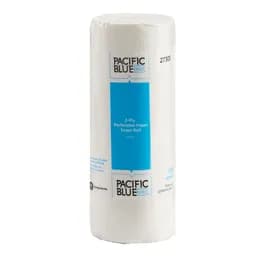 Pacific Blue Select Roll Paper Towel 9X11 IN 2PLY White Hardwound Perforated 100 Sheets/Roll 30 Rolls/Case