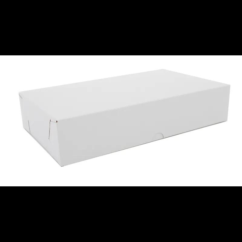 Take-Out Box Tuck-Top 12X7X2.5 IN Clay-Coated Kraft Board White Rectangle 100/Bundle
