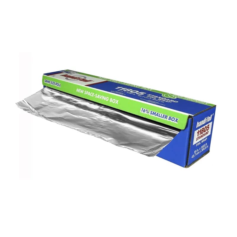 Food Foil Roll 18IN X1000FT Aluminum Standard 1/Roll