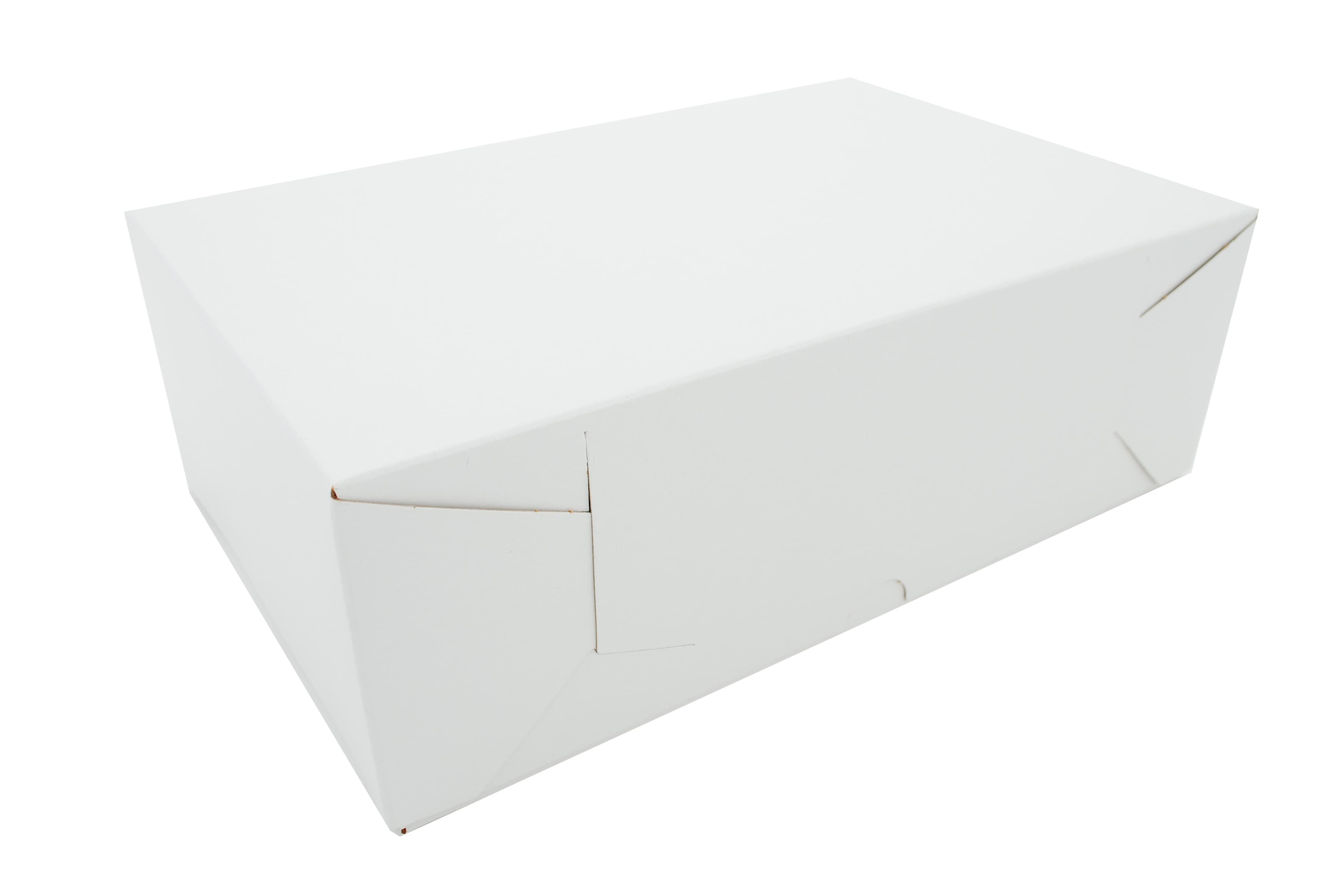 Sausage Take-Out Box Base & Lid Combo 12.25X7.875X3.9375 IN Clay-Coated Kraft Board White Kraft Rectangle 100/Case