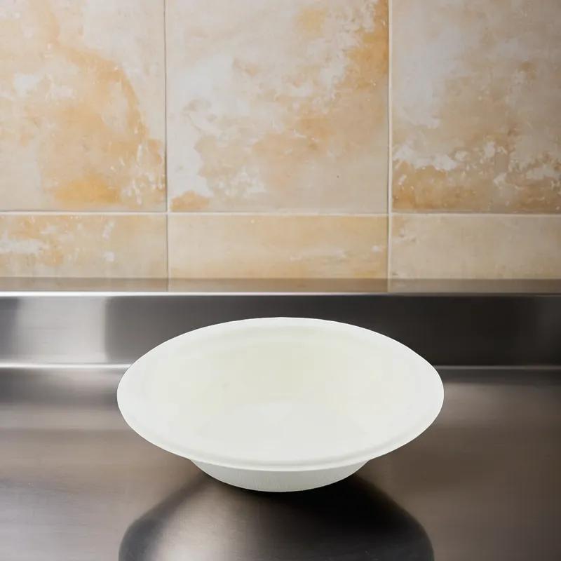 Bowl 12 OZ Pulp Fiber White Heavy Duty 1000/Case