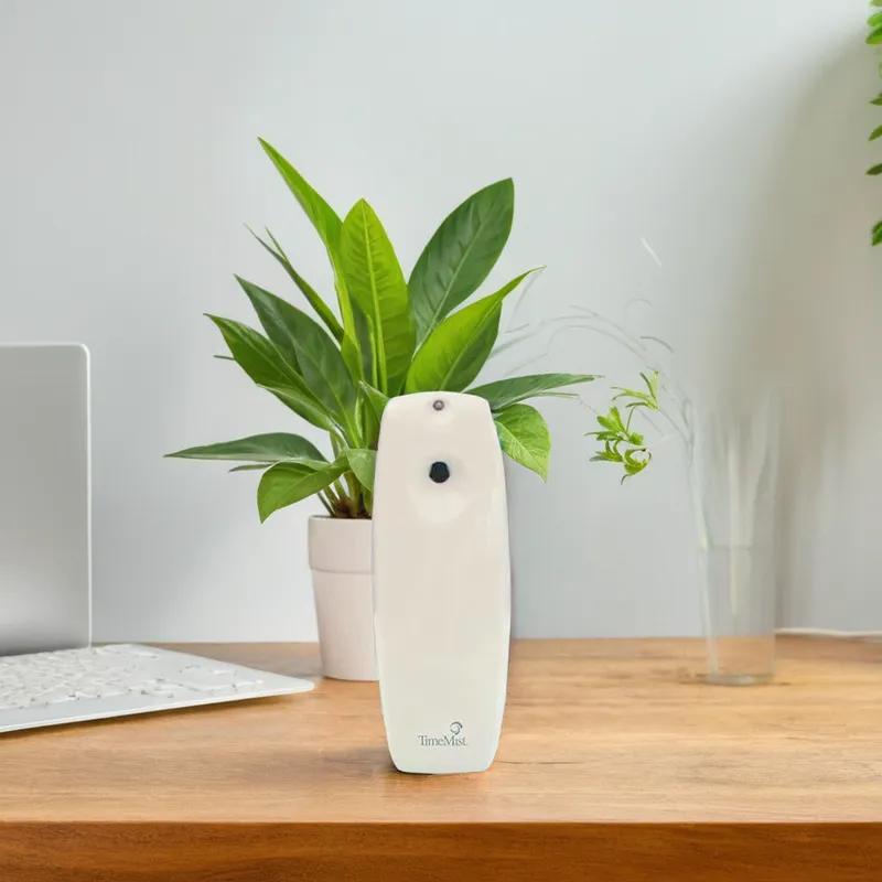 TimeMist Air Freshener Dispenser White Silver Metered 1/Each