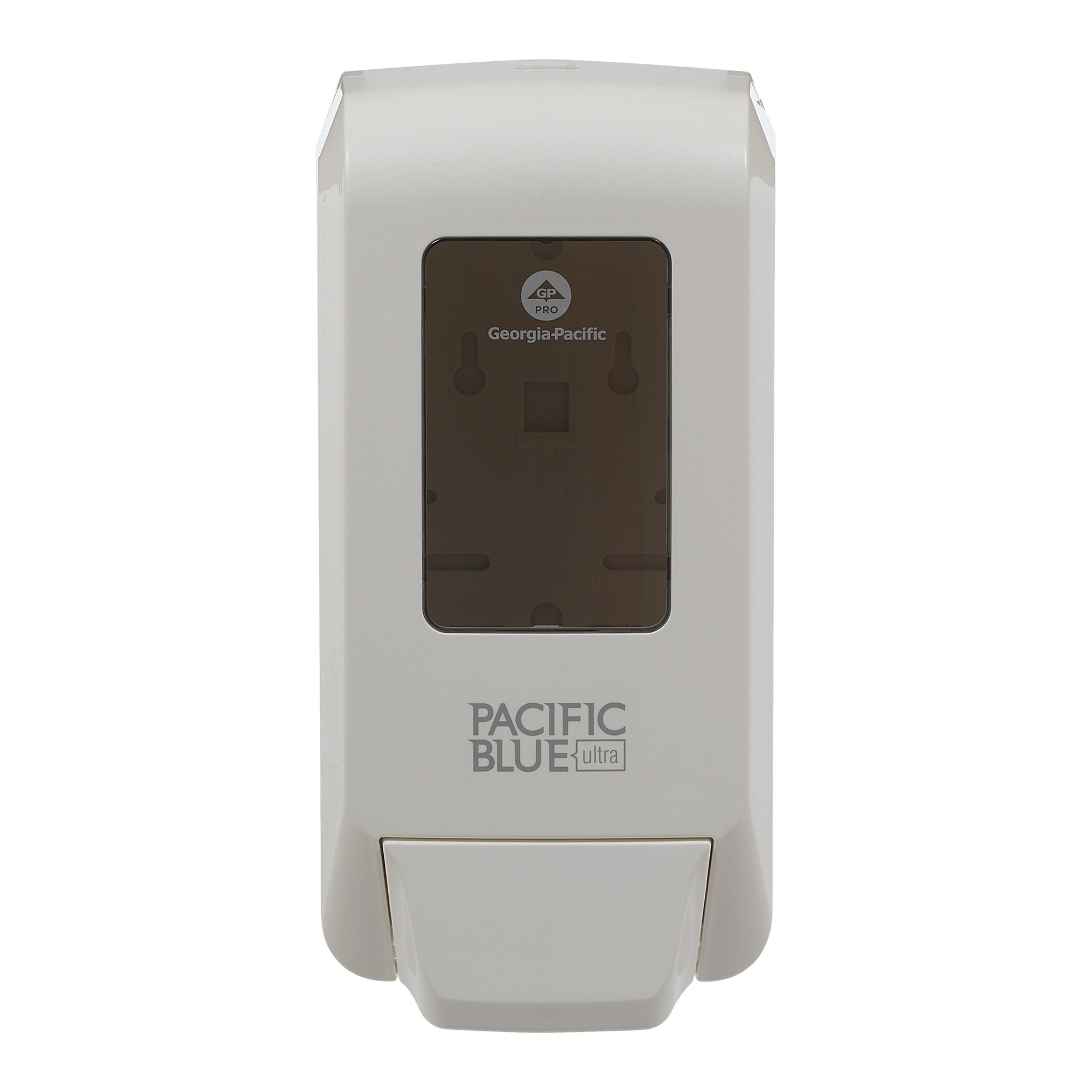 Pacific Blue Ultra™ Hand Sanitizer & Soap Dispenser 4.400X5.660X11.490 IN White Manual Wall Mount 1/Each