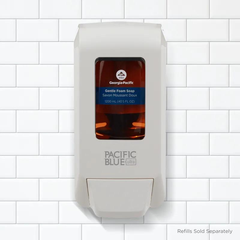 Pacific Blue Ultra™ Hand Sanitizer & Soap Dispenser 4.400X5.660X11.490 IN White Manual Wall Mount 1/Each