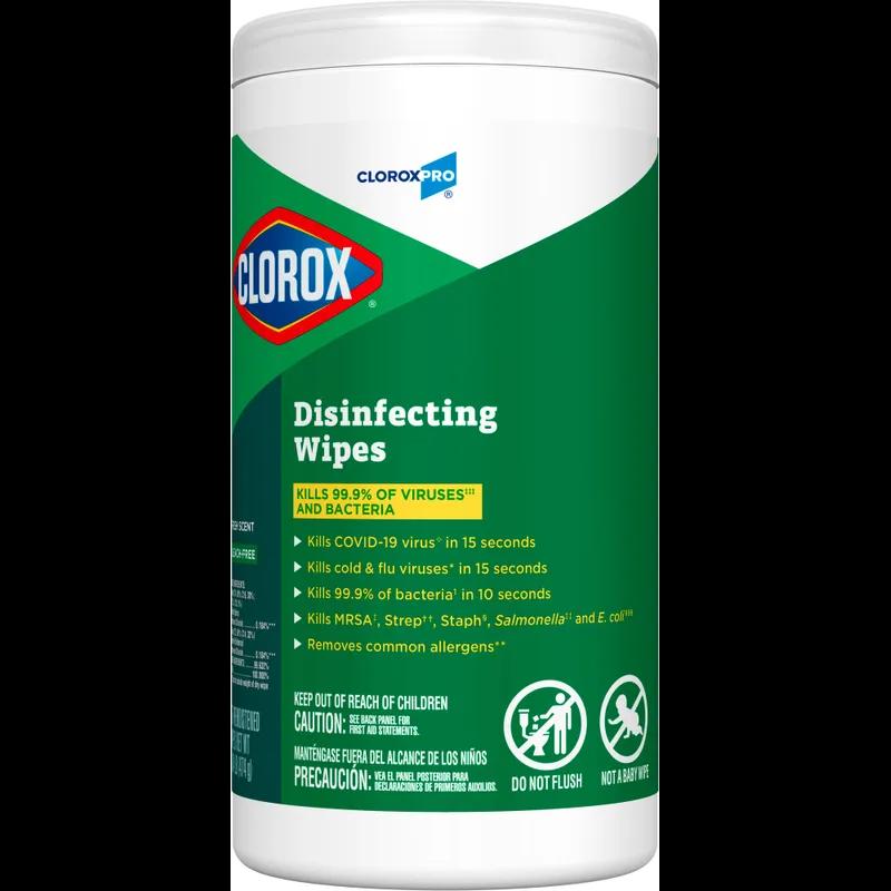 Clorox® Fresh Scent One-Step Disinfectant Multi Surface Wipe Bleach-Free Antibacterial 75 Count/Pack 6 Packs/Case