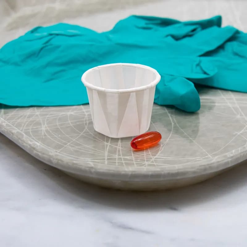 Solo® Souffle & Portion Cup 1 OZ Treated Paper White 250 Count/Bag 20 Bags/Case 5000 Count/Case