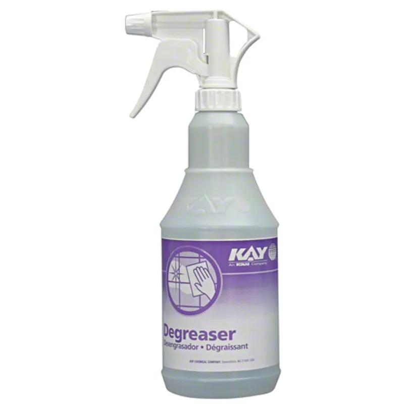 Kay Super Concentrate Degreaser Spray Bottle & Trigger Sprayer 32 FLOZ Plastic Clear White 3/Pack