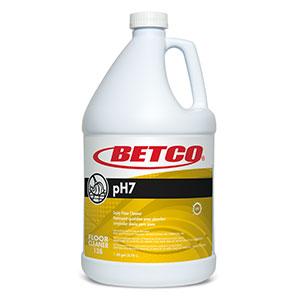 pH7 Lemon Floor Cleaner 1 GAL Daily Neutral Concentrate Liquid Foam 4/Case