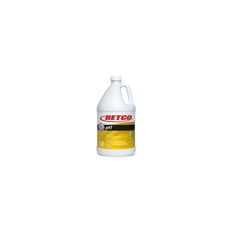 pH7 Lemon Floor Cleaner 1 GAL Daily Neutral Concentrate Liquid Foam 4/Case