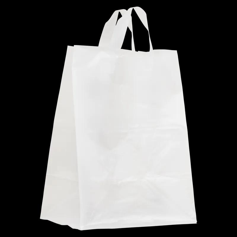 Shopper Bag With Soft Loop Handle Closure Flat Bottom 250/Case