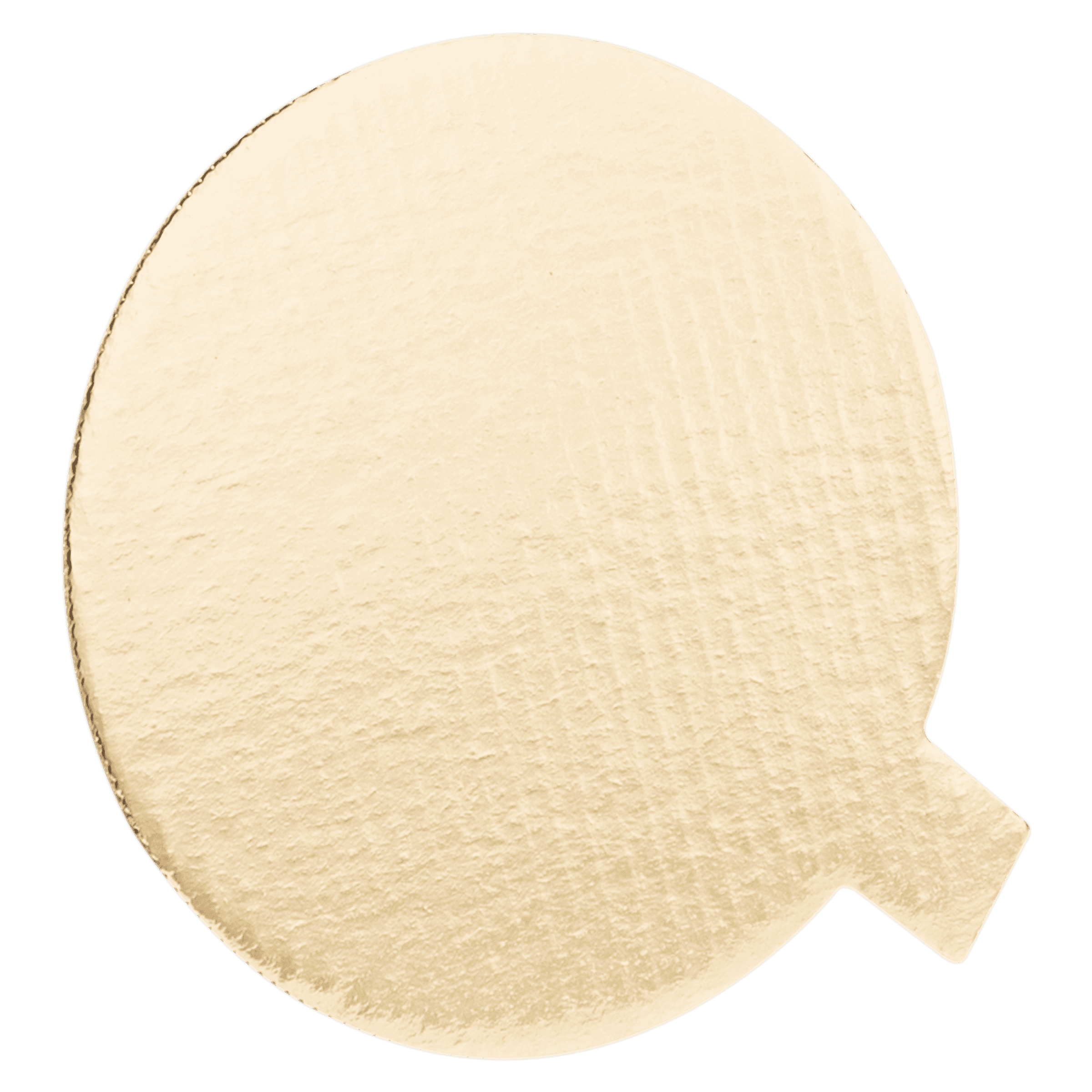 Cake Circle 4 IN Corrugated Cardboard Gold Coated Grease Resistant 400/Case