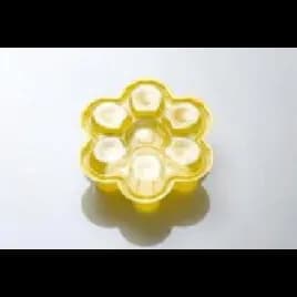 Take-Out Container Base & Lid Combo Mini 5 Compartment Summer Daisy 100/Case