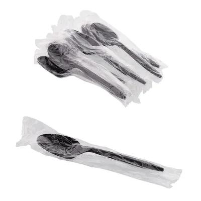 Spoon PP Black Medium Weight Individually Wrapped 1000 Count/Pack 1 Packs/Case 1000 Count/Case
