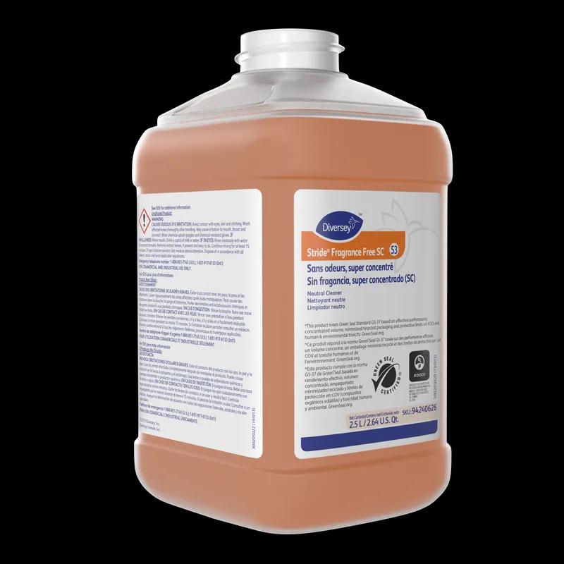 Stride Fragrance Free All Purpose Cleaner 2.5 L Neutral Liquid Concentrate For J-Fill® 2/Case