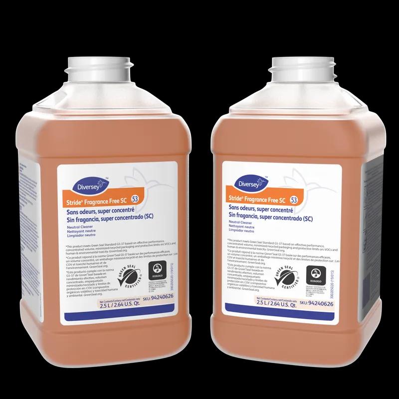 Stride Fragrance Free All Purpose Cleaner 2.5 L Neutral Liquid Concentrate For J-Fill® 2/Case