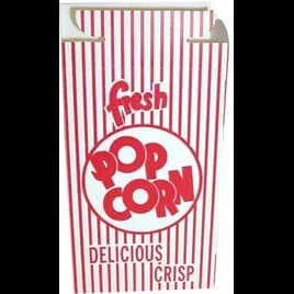 Dixie® Popcorn Take-Out Box Base 2X4.375X7 IN Paperboard Red White Rectangle 500/Case