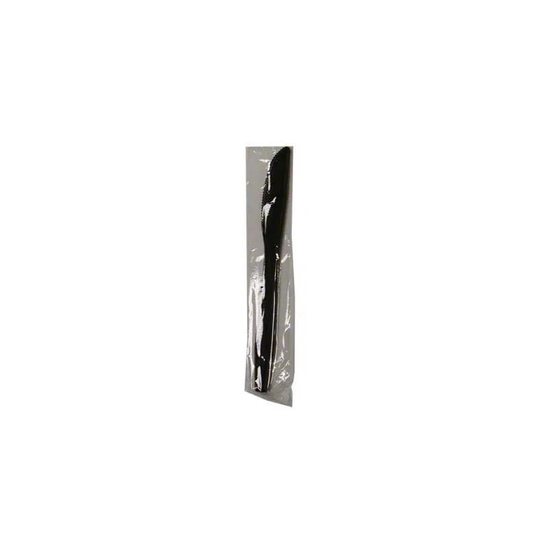 Knife PP Black Medium Heavy Individually Wrapped 1000/Case