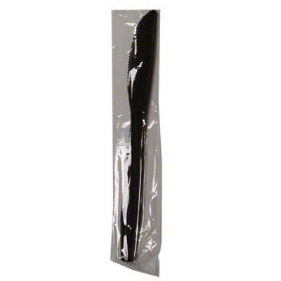Knife PP Black Medium Heavy Individually Wrapped 1000/Case