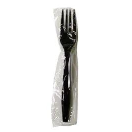 Fork PP Black Medium Weight Individually Wrapped 1000/Case
