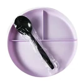 Soup Spoon PP Black Medium Weight Individually Wrapped 1000/Case