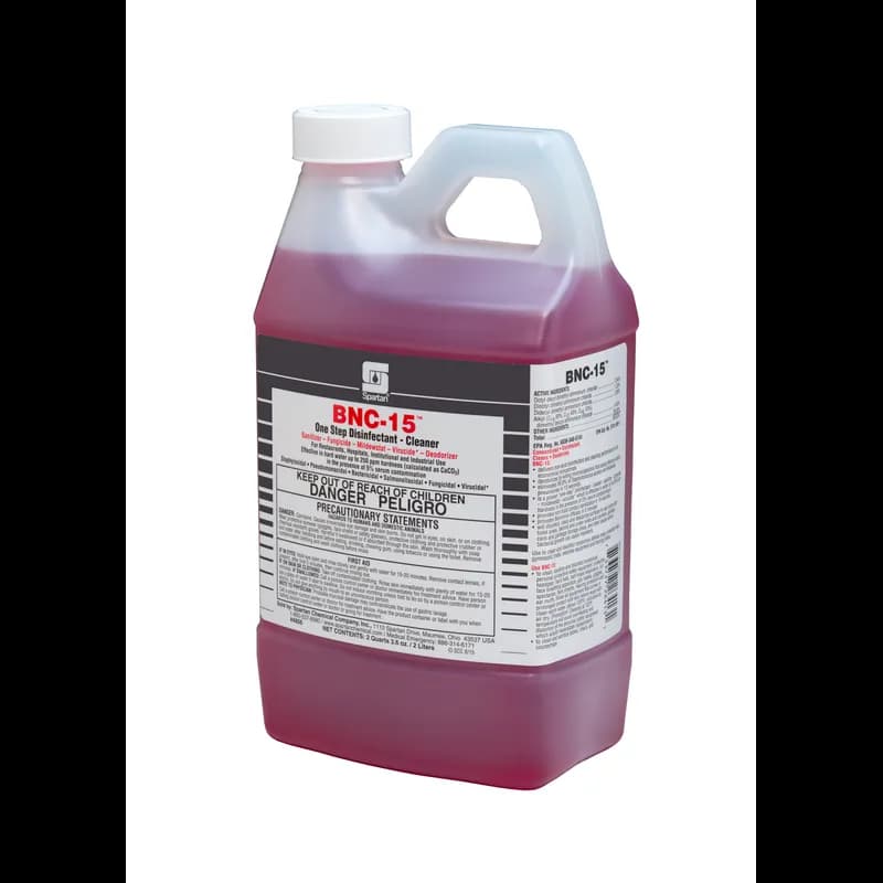 BNC-15® Floral One-Step Disinfectant 2 L Daily Multi Surface Alkaline Concentrate Fungicidal Virucidal 4/Case