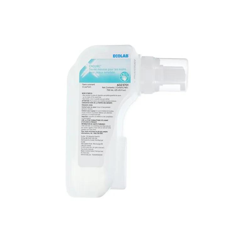 Endure Hand Soap Liquid 750 mL Unscented Fragrance Free Dye Free Sensitive Skin 6/Case