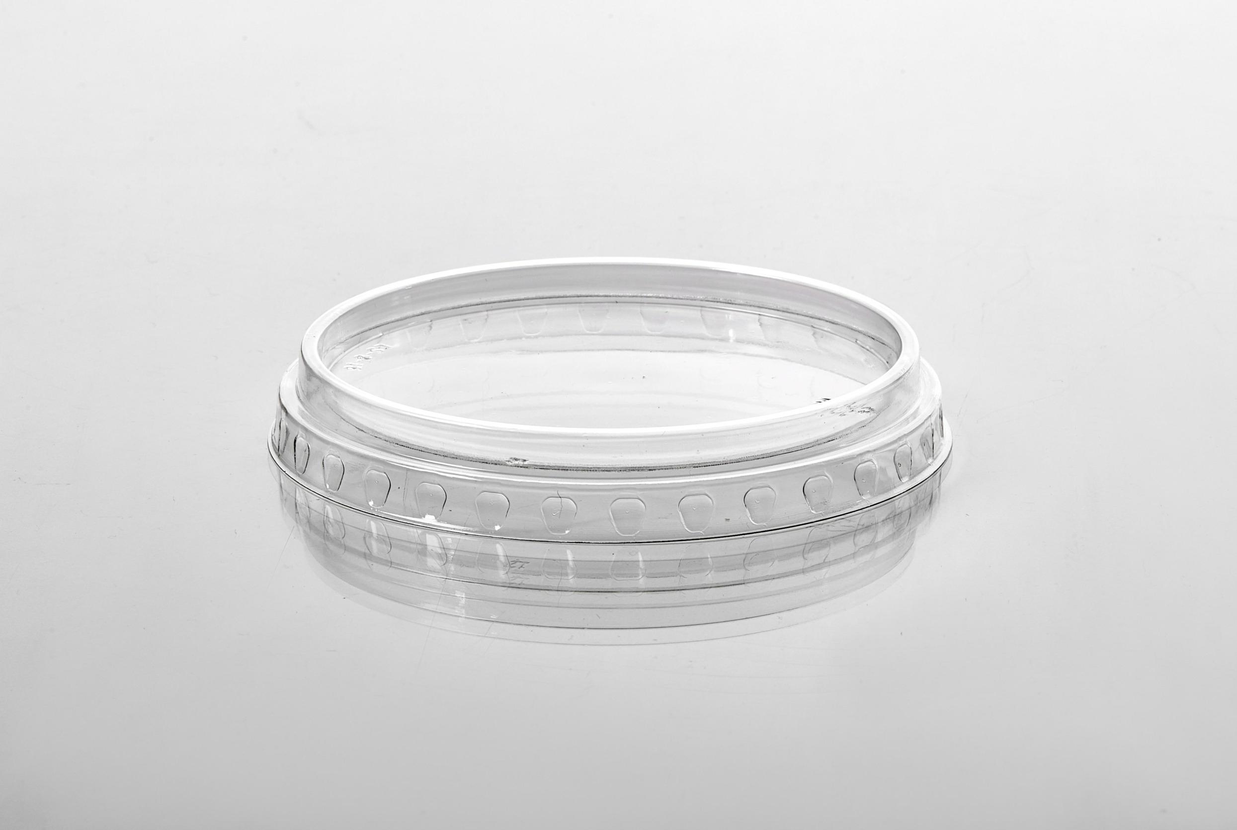 Lid Flat PET Clear Round For Deli Container 500/Case