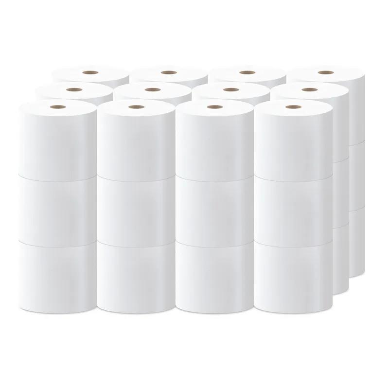 Cascades PRO Toilet Paper & Tissue Roll Tandem 3.75X4 IN 2PLY White Core High Capacity 950 Sheets/Roll 36 Rolls/Case