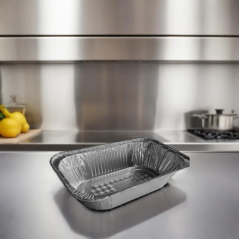 Steam Table Pan 1/4 Size 10X6.125 IN Aluminum Rectangle 200/Case