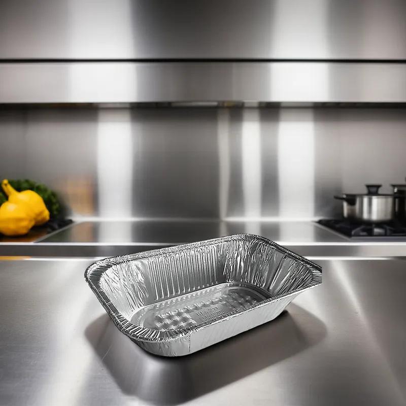 Steam Table Pan 1/4 Size 10X6.125 IN Aluminum Rectangle 200/Case