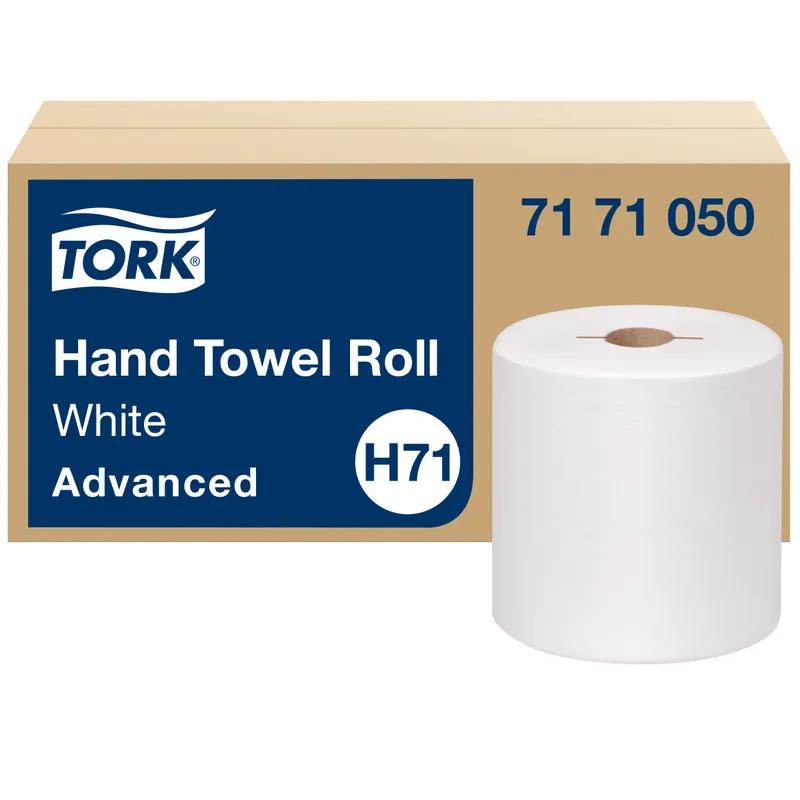 Tork Roll Paper Towel H71 7.438IN X1000FT White Standard Roll Refill 7.85IN Roll 1.925IN Core Diameter 6 Rolls/Case