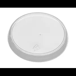 Lid Flat PS Clear Round For 5-6-8 OZ Container 1000/Case
