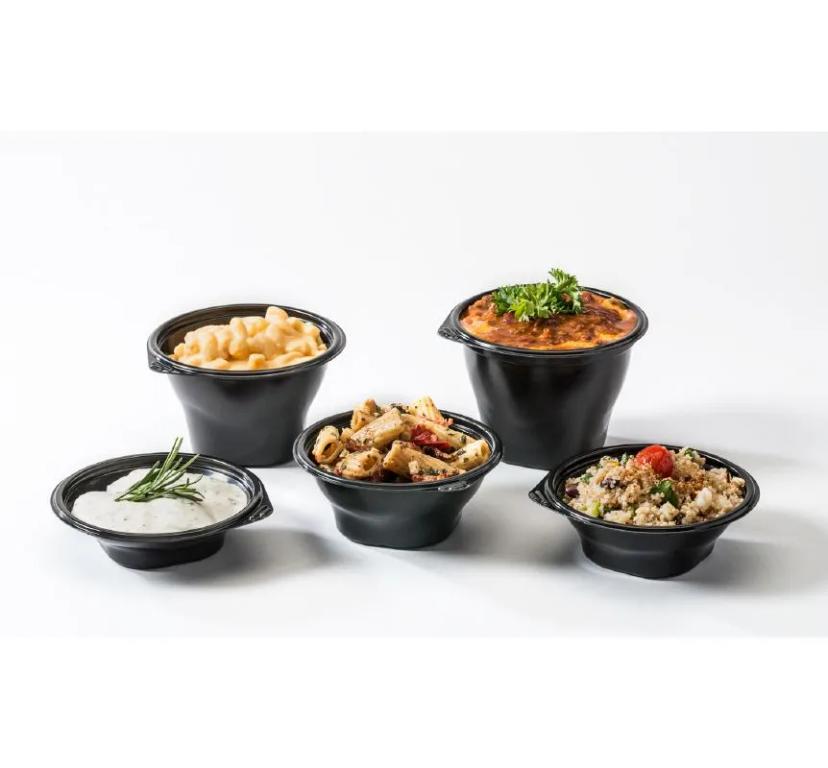 Bowl 16 OZ PP Black Microwave Safe 500/Case