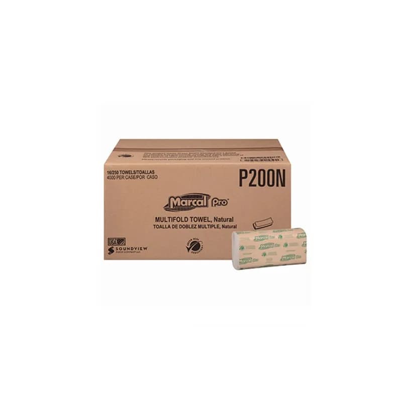 Folded Paper Towel Kraft Multifold 4000 Sheets/Case