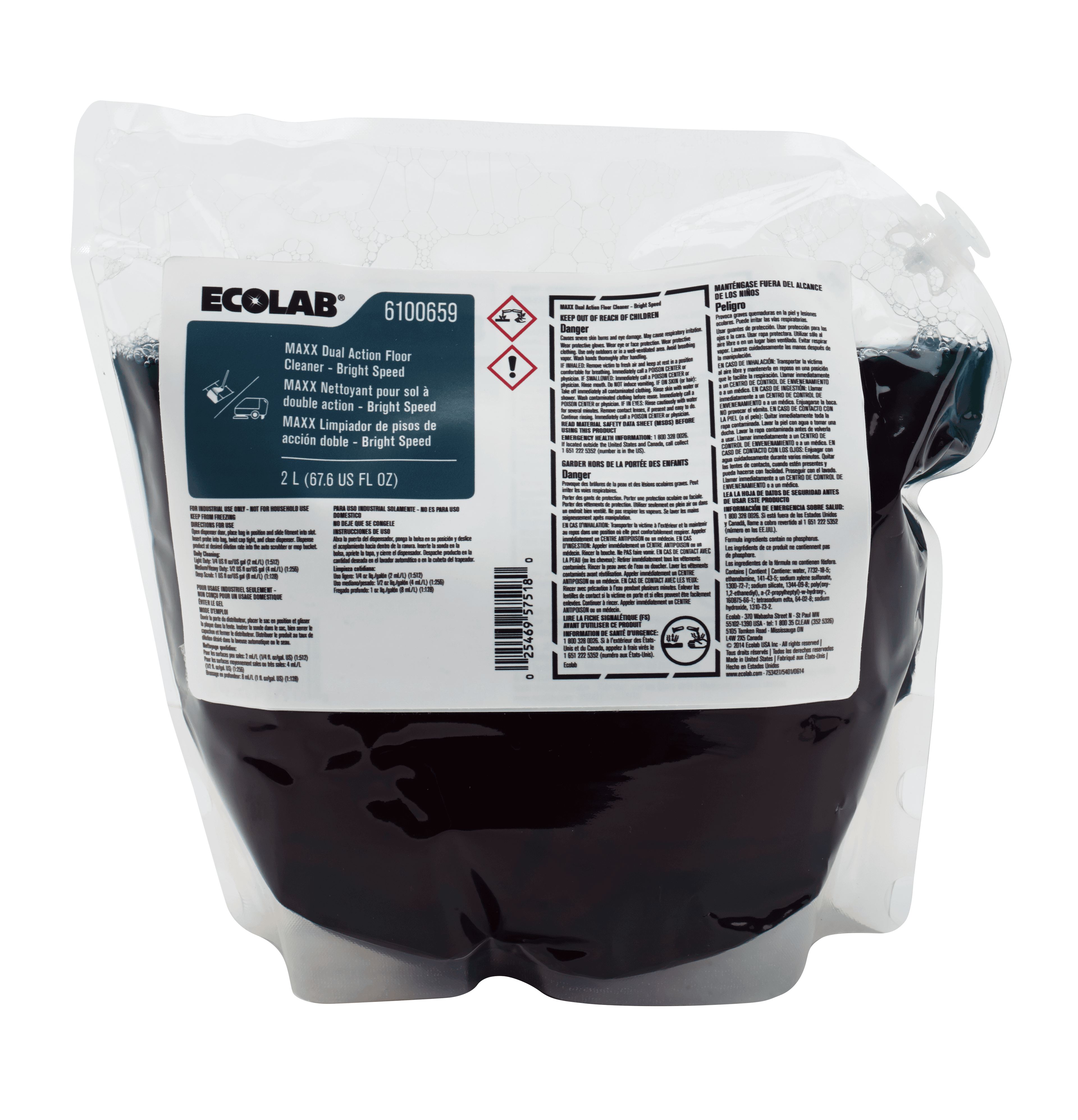 MAXX Floor Cleaner 2 L Dual Action 2/Case