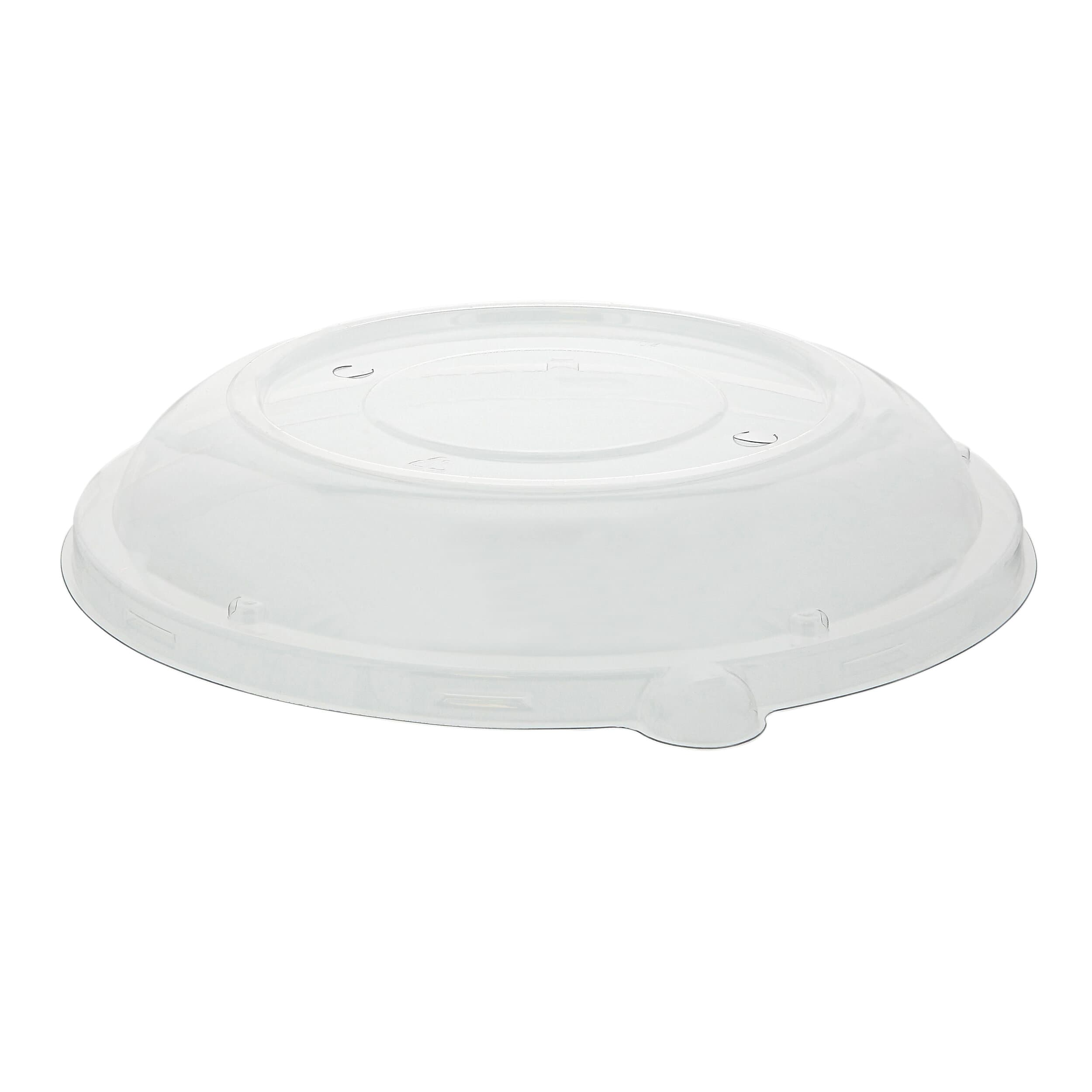 PrimeWare® Lid Dome PET Clear Round For 32 OZ Bowl Freezer Safe 75 Count/Pack 4 Packs/Case 300 Count/Case