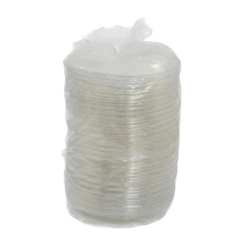 PrimeWare® Lid Dome PET Clear Round For 32 OZ Bowl Freezer Safe 75 Count/Pack 4 Packs/Case 300 Count/Case